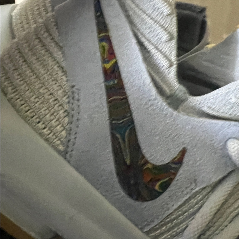 🔥🔥Nike Light Gray kD 10 anniversary edition ice blue - Picture 7 of 8